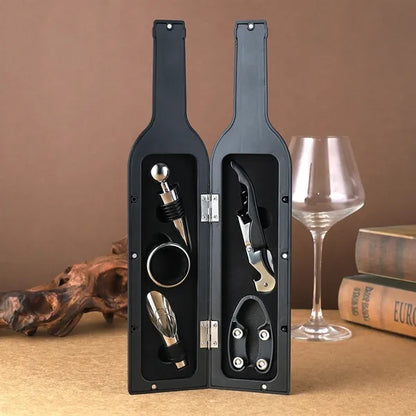5-Piece Wine Bottle Corkscrew & Accessory Set
