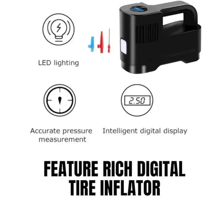 12V Small Digital Tire Inflator
