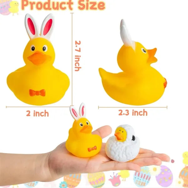 Easter rubber ducks