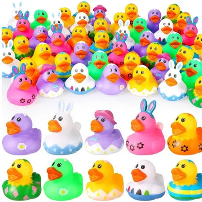 Easter rubber ducks