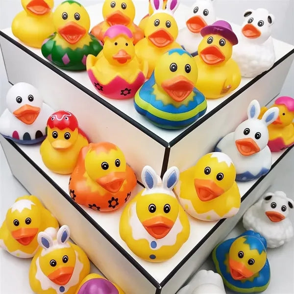 Easter rubber ducks
