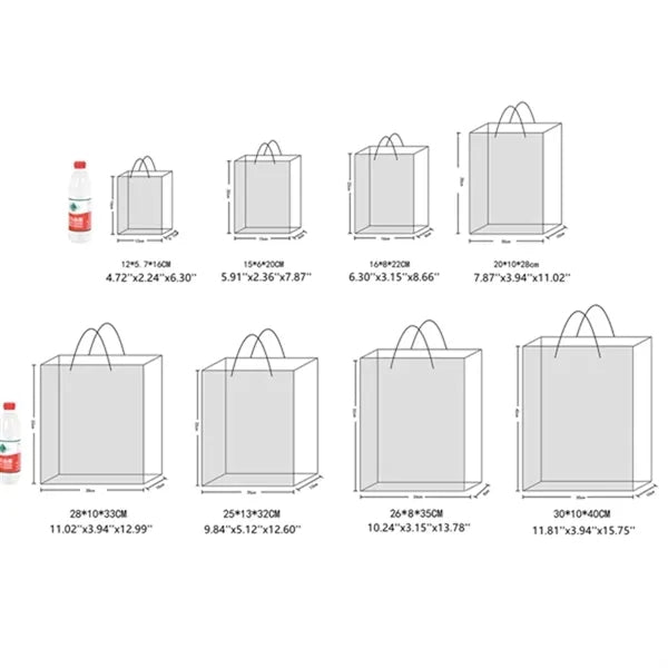 Custom Kraft Paper Tote Gift Bag with Handles