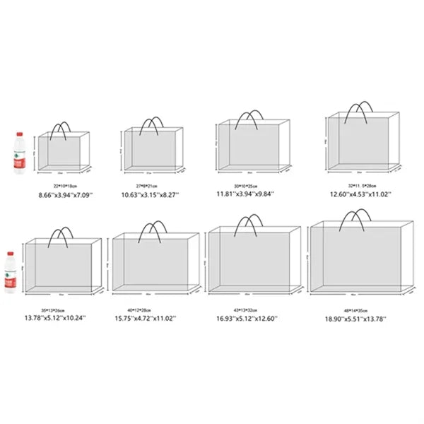 Custom Kraft Paper Tote Gift Bag with Handles