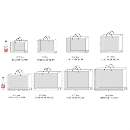 Custom Kraft Paper Tote Gift Bag with Handles