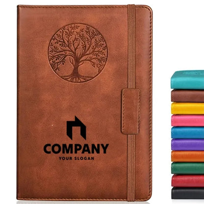 A5 Hardcover Leather Notebook