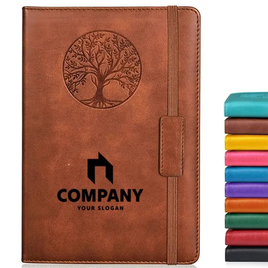 A5 Hardcover Leather Notebook