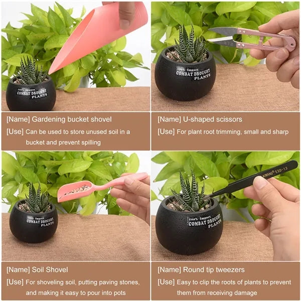 16Pcs/set Mini Gurdening Tool