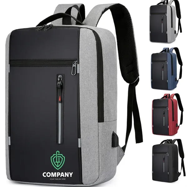 Waterproof Business Backpack With Usb Pot