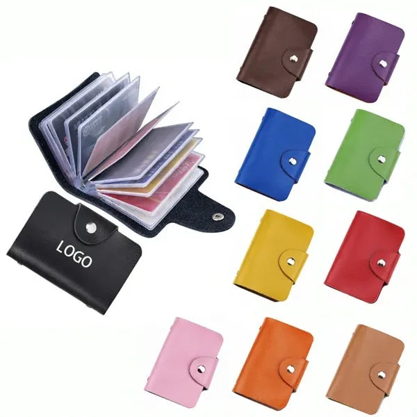 Anti-Theft Brush Anti-Degaussing Leather Card Bag