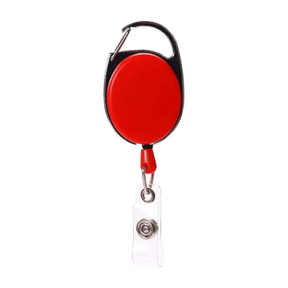 Retractable Badge Holder with Carabiner Clip