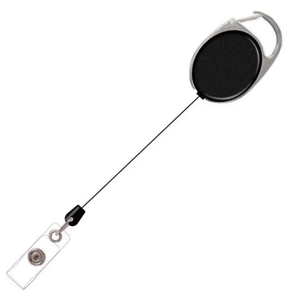 Retractable Badge Holder with Carabiner Clip