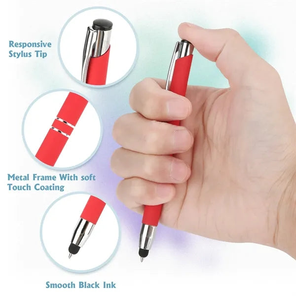 Executive Metal Aluminum Barrel Stylus Pen