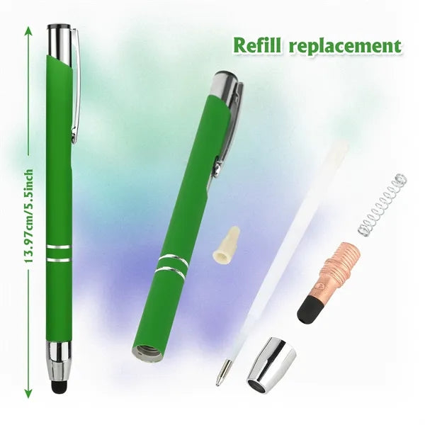 Executive Metal Aluminum Barrel Stylus Pen