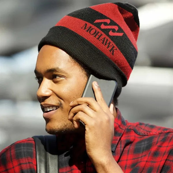 Adult Jacquard Acrylic Beanie