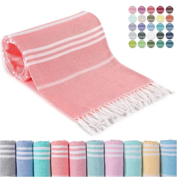39" x 71" Extra Large Turkish Beach Towel