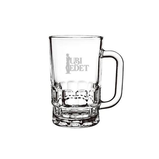 12 oz. Glass Mug-Frosted Etched