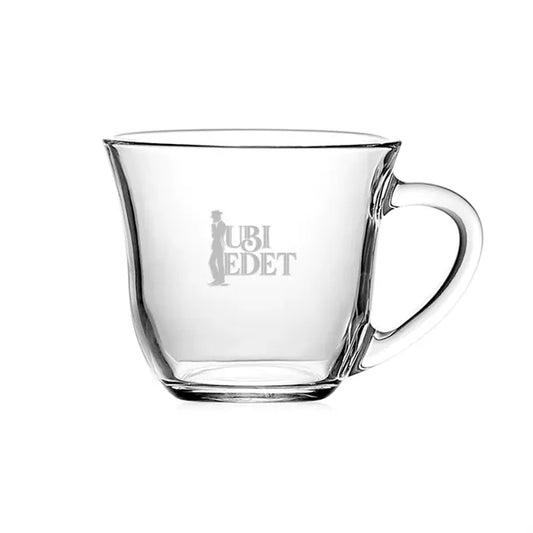 17.5 oz. Glass Mug-Frosted Etched