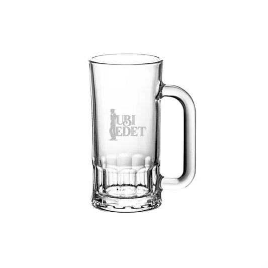 10.5 oz. Glass Mug-Frosted Etched