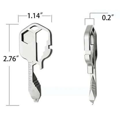 24 In 1 Stainless Steel Multifunctional Keychain Key Tool