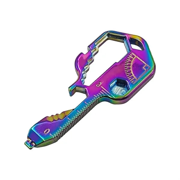 24 In 1 Stainless Steel Multifunctional Keychain Key Tool