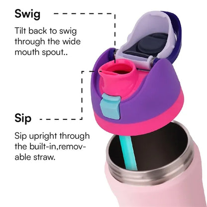 24oz Large Capacity Stainless Steel Sport Bottle Car Cup