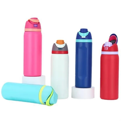 24oz Large Capacity Stainless Steel Sport Bottle Car Cup