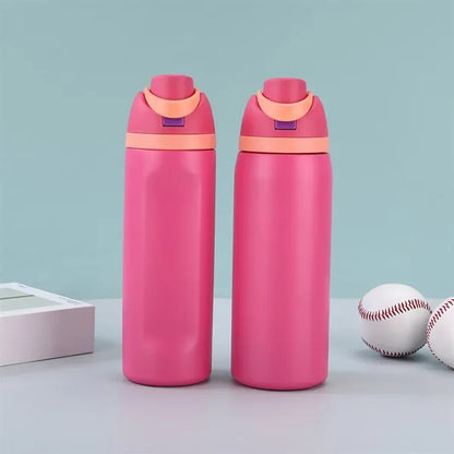 24oz Large Capacity Stainless Steel Sport Bottle Car Cup