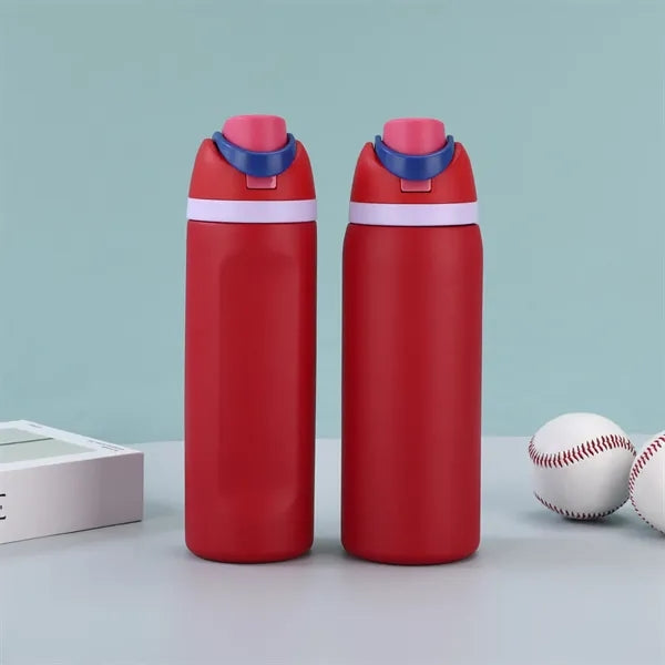 24oz Large Capacity Stainless Steel Sport Bottle Car Cup