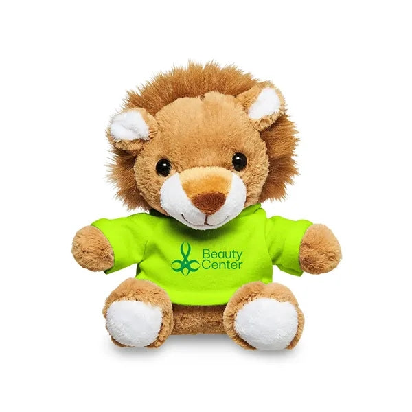 7" Plush Lion With T-Shirt
