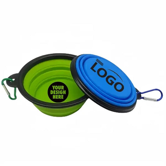 Collapsible Dog Bowl with Locking Clasp
