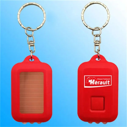 Solar LED Keychain Flashlight