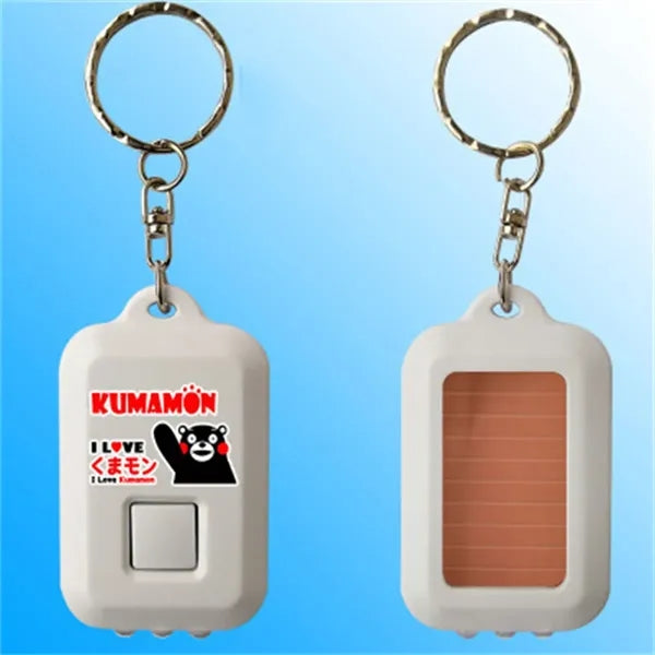 Solar LED Keychain Flashlight