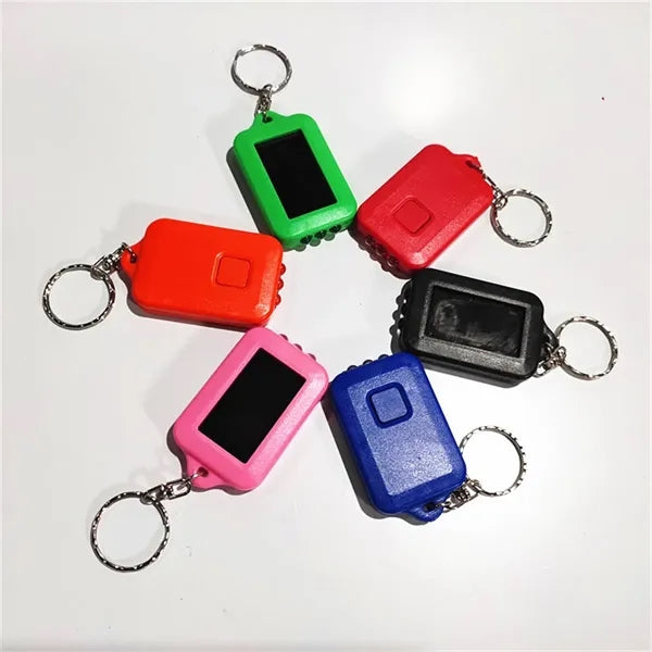 Solar LED Keychain Flashlight