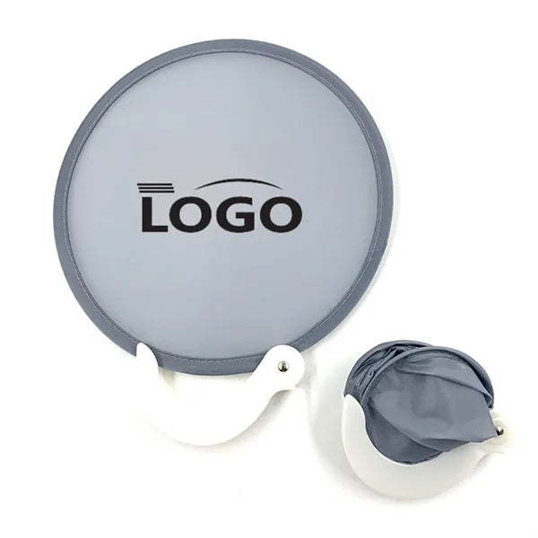 Collapsible Circular Fan With Storage Pouch