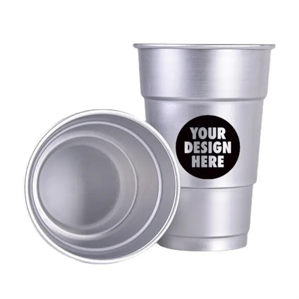 16oz Recyclable Aluminum Party Cup