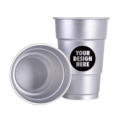 16oz Recyclable Aluminum Party Cup