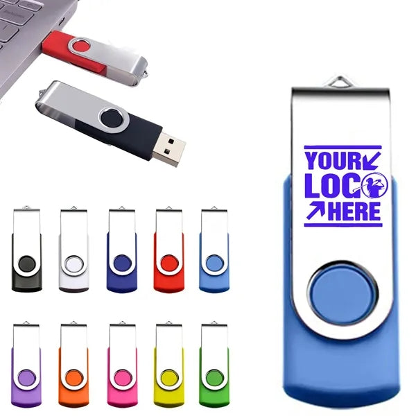 16GB Rapid Data Transfer Rotating USB Stick