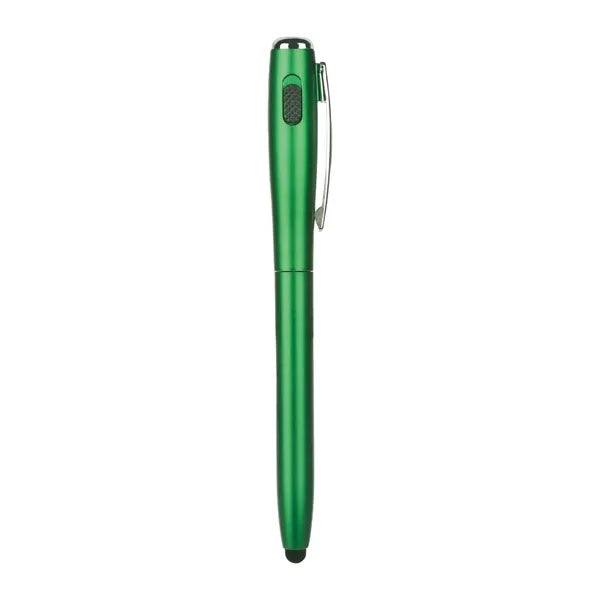 Custom 3 In1 LED Flashlight Stylus Pen