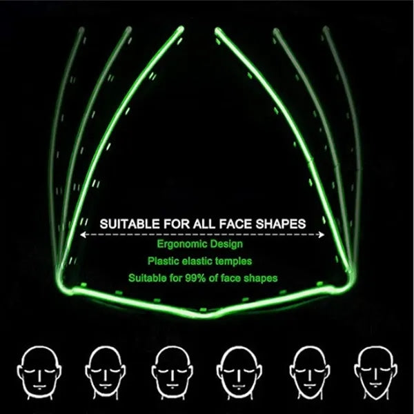 Wireless Light Up Glasses