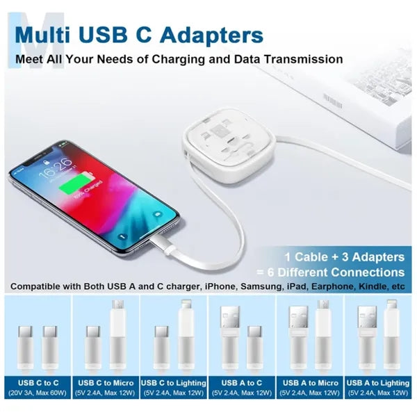 Multi Charging Cable Storage Box