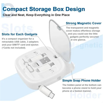 Multi Charging Cable Storage Box