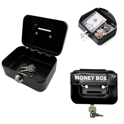 Small Cash Box With Lock And Slot