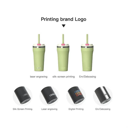 24 Oz Tumbler With Lid And Straw