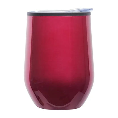 12 Oz. Shelby Stemless Wine Glasses W/ Convenient Lid