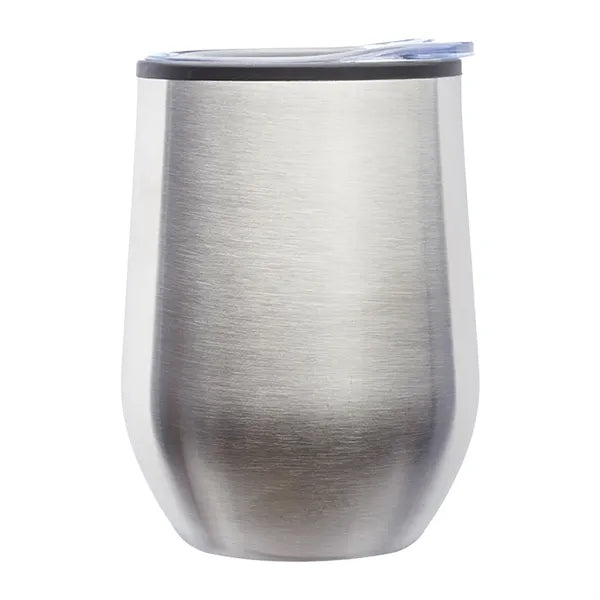 12 Oz. Shelby Stemless Wine Glasses W/ Convenient Lid