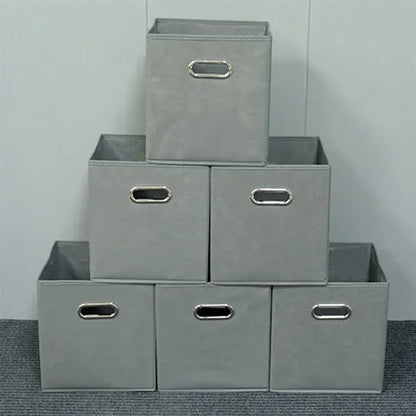 Sports Storage Bins Collapsible Cube Container Office Room