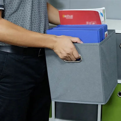 Sports Storage Bins Collapsible Cube Container Office Room