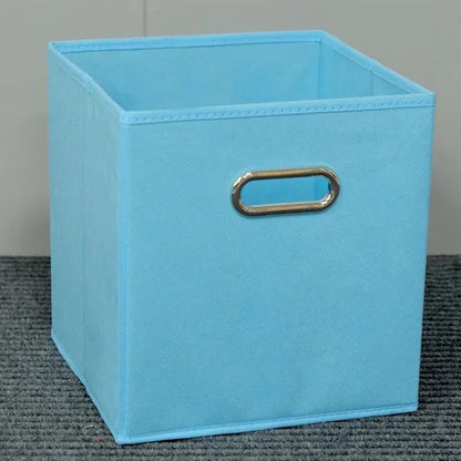 Sports Storage Bins Collapsible Cube Container Office Room