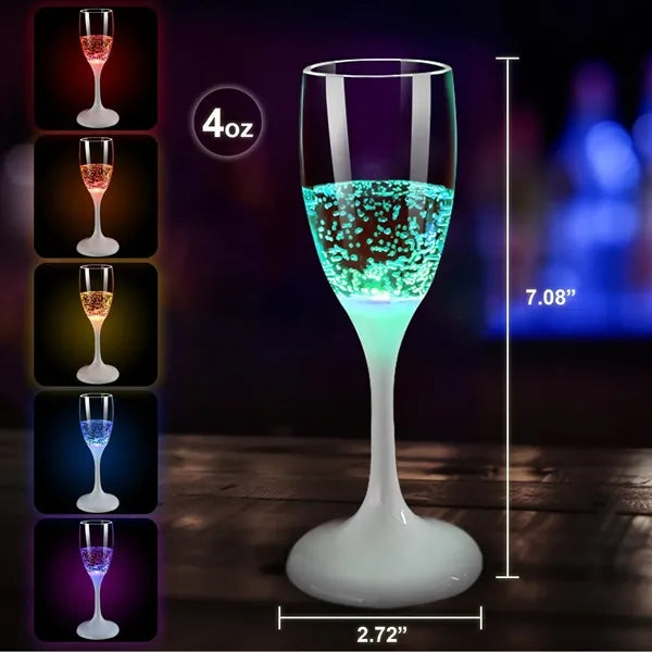 Luminous Champagne Cup & Wine Glass