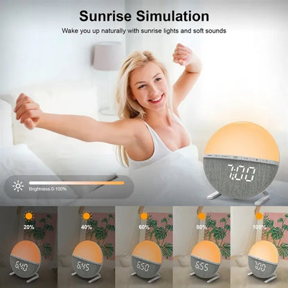 Wake Up Light Sunrise Alarm Clock